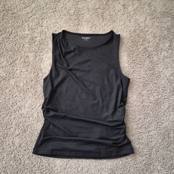 Old Navy Black Sleeveless Tank Top • Size S Tall - Picture 3 of 6